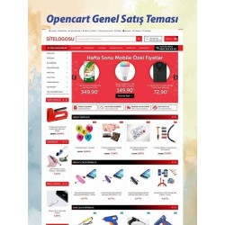 Opencart Genel Satış Teması