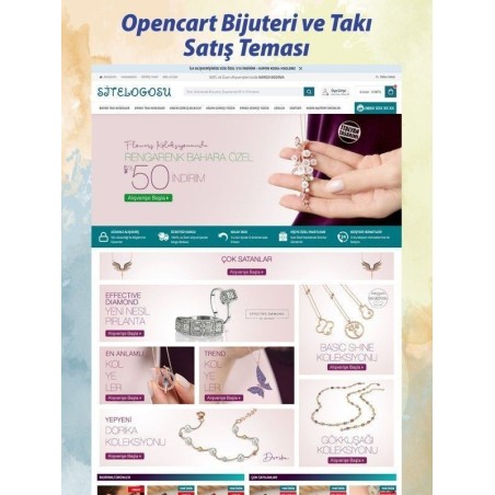 Opencart Bijuteri & Takı Satış Teması