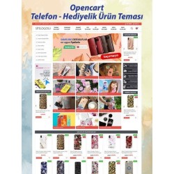 Opencart Elektronik & Hediyelik Satış Teması