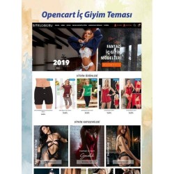 Opencart İç Giyim Satış Teması