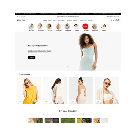 E-Ticaret Moda Giyim Yazılım Paketi - Demo2