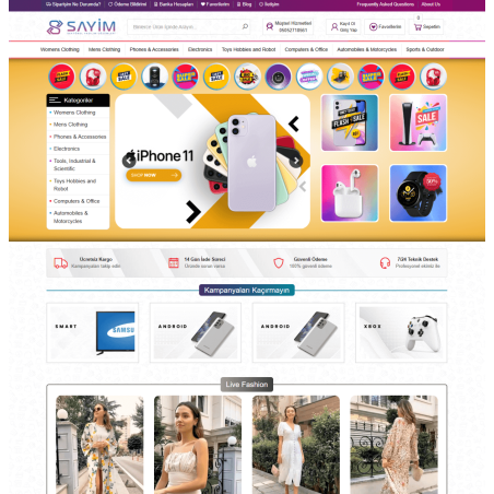 E-Ticaret Elektronik Yazılım Paketi - Demo8