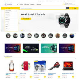 E-Ticaret Mega Market Yazılım Paketi - Demo13