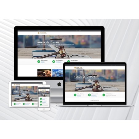 Hukuk Bürosu / Avukat Web Paketi Law v3.0
