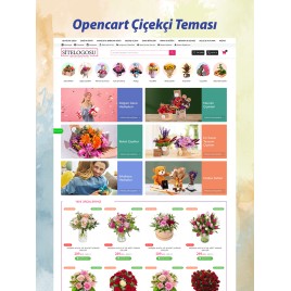 Opencart Çiçek Satış Teması 2