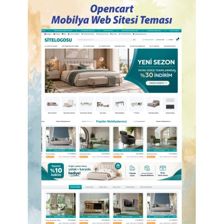 Opencart Mobilya E-Ticaret Teması 2